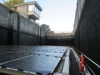 das Dach des Sonnendecks der 