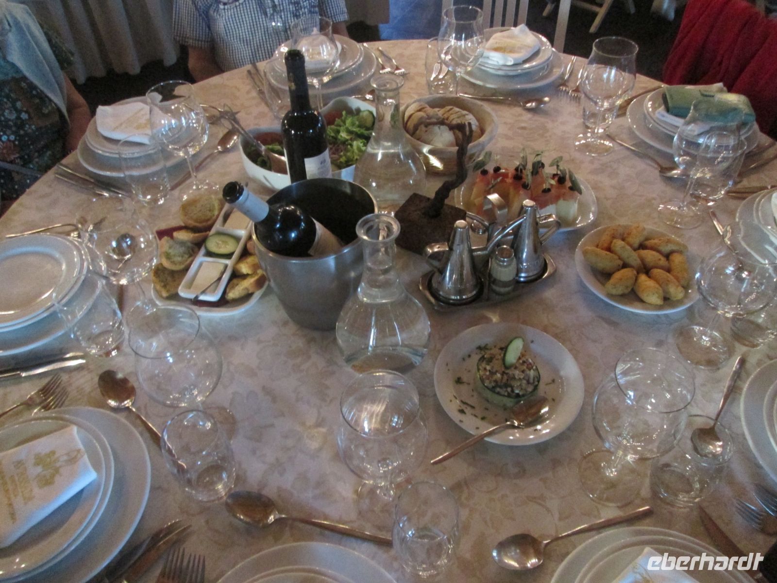 Abendessen auf der Quinta