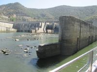 Einfahrt in die Valeira Schleuse