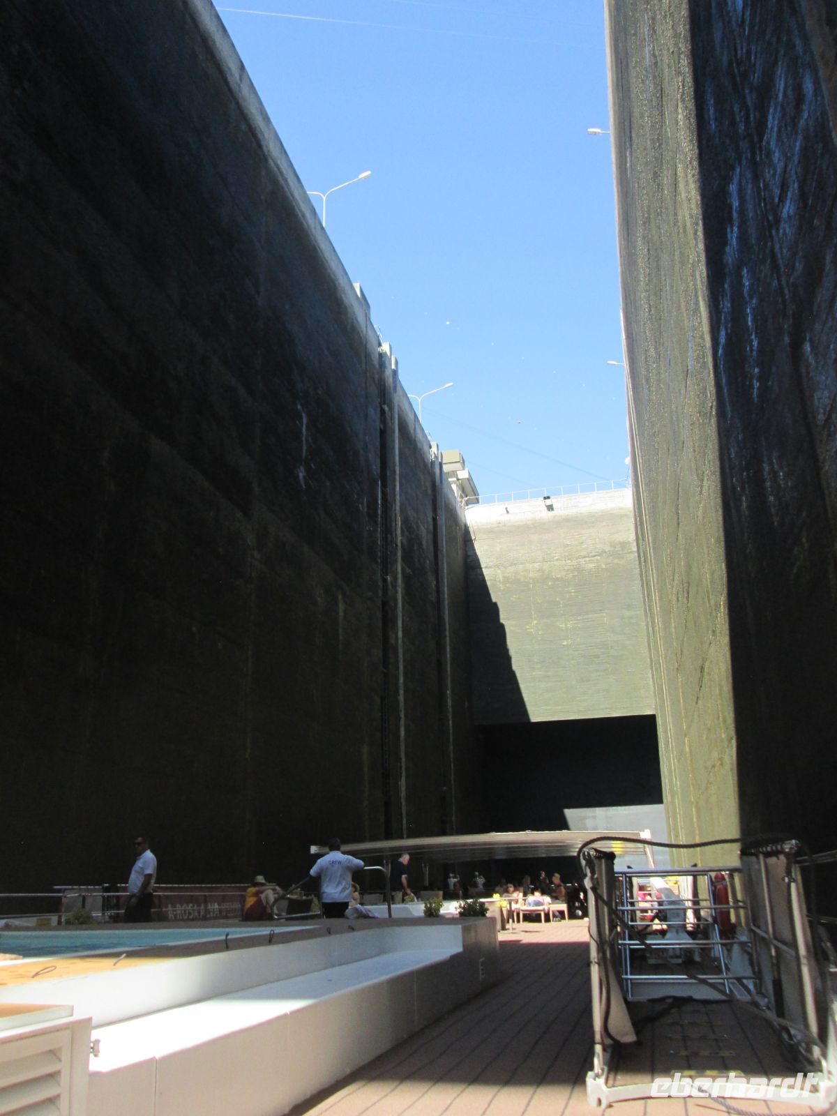 in der Valeira Schleuse