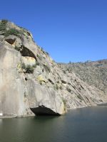 die Felsen sind zum Greifen nahe