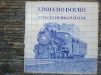 von Porto bis Barca d' Alva fuhr einst der  Zug durch das Douro Tal