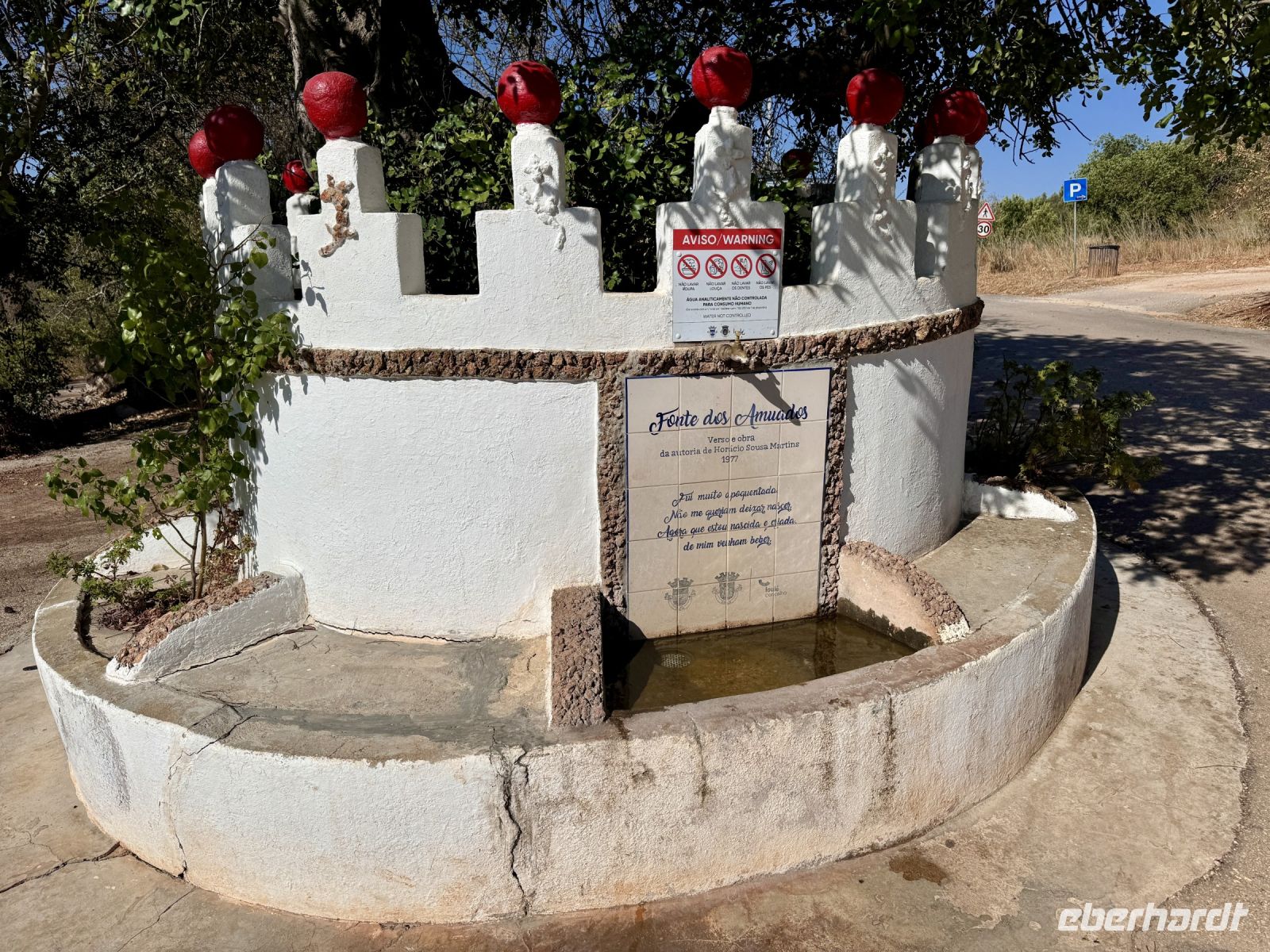Tag 4 - Startpunkt unserer Wanderung in Rocha da Pena