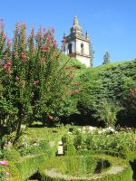 Mateus Garten und Turm der Palastkirche