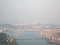 Porto: Brücke Luis I.im Dunst