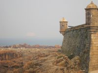 Teil der Festung des Heiligen Festung mit Atlantik