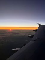Tag 8 - Sonnenuntergang auf dem Heimflug 