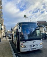 Porto - Unser Bus erwartet uns zur Stadtrundfahrt
