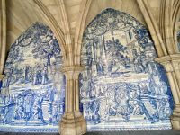 Portp - Azulejos-Fliesen im Kreuzgang