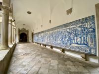 Viseu - Azulejos im Kreuzgang 