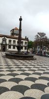 Tag 8 Blick auf den Rathausplatz in Funchal 