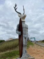 Nazaré - Estatua Homenagem aos surfistas