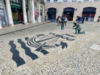 Lissabon - Homenagem aos Calceteiros (Denkmal der Pflasterer)