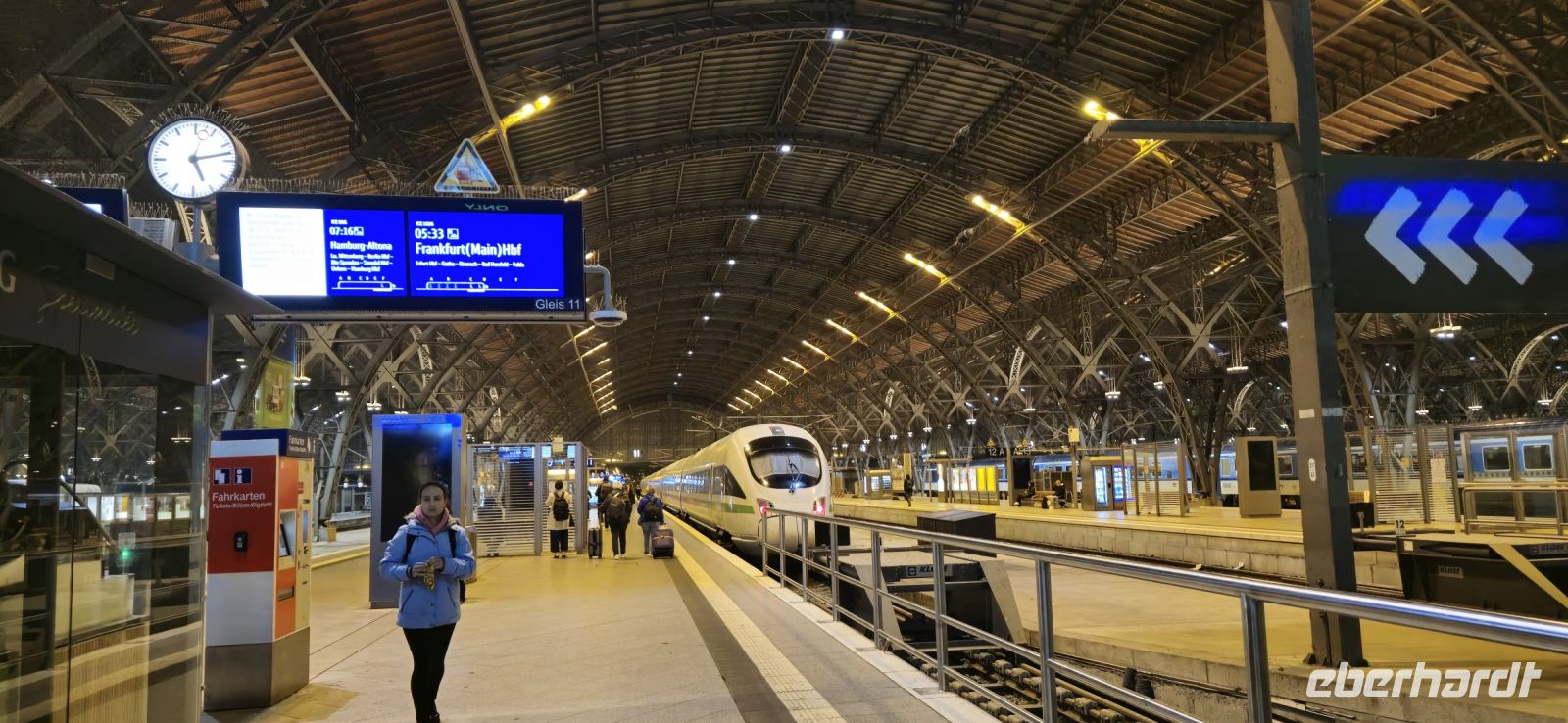 Dann eben mit der Bahn 