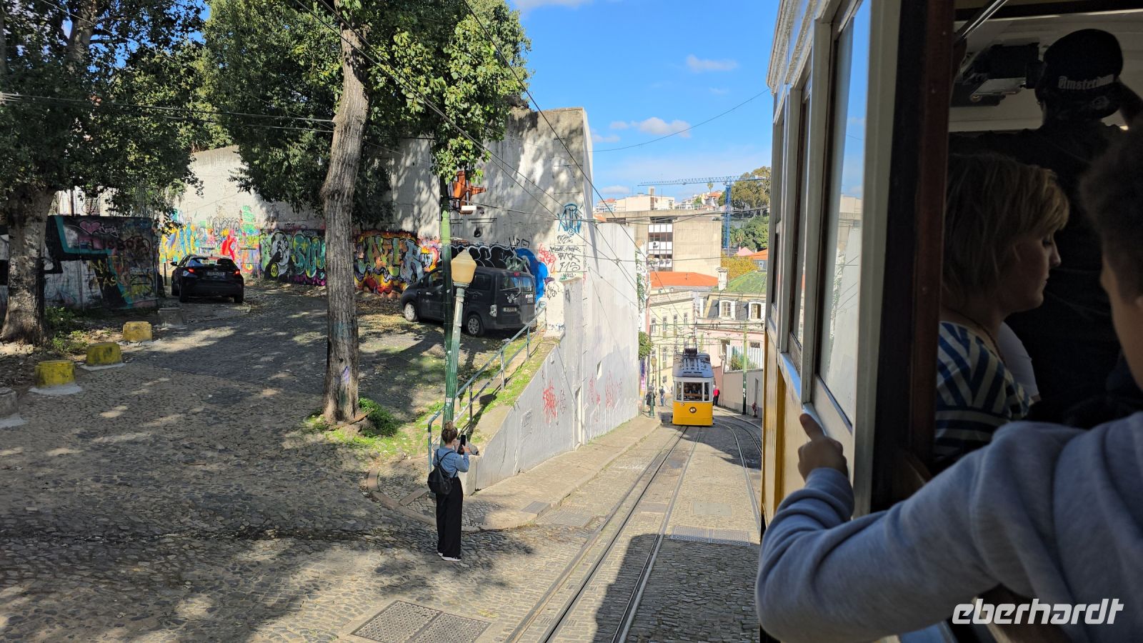 Zahnradbahn in Lissabon