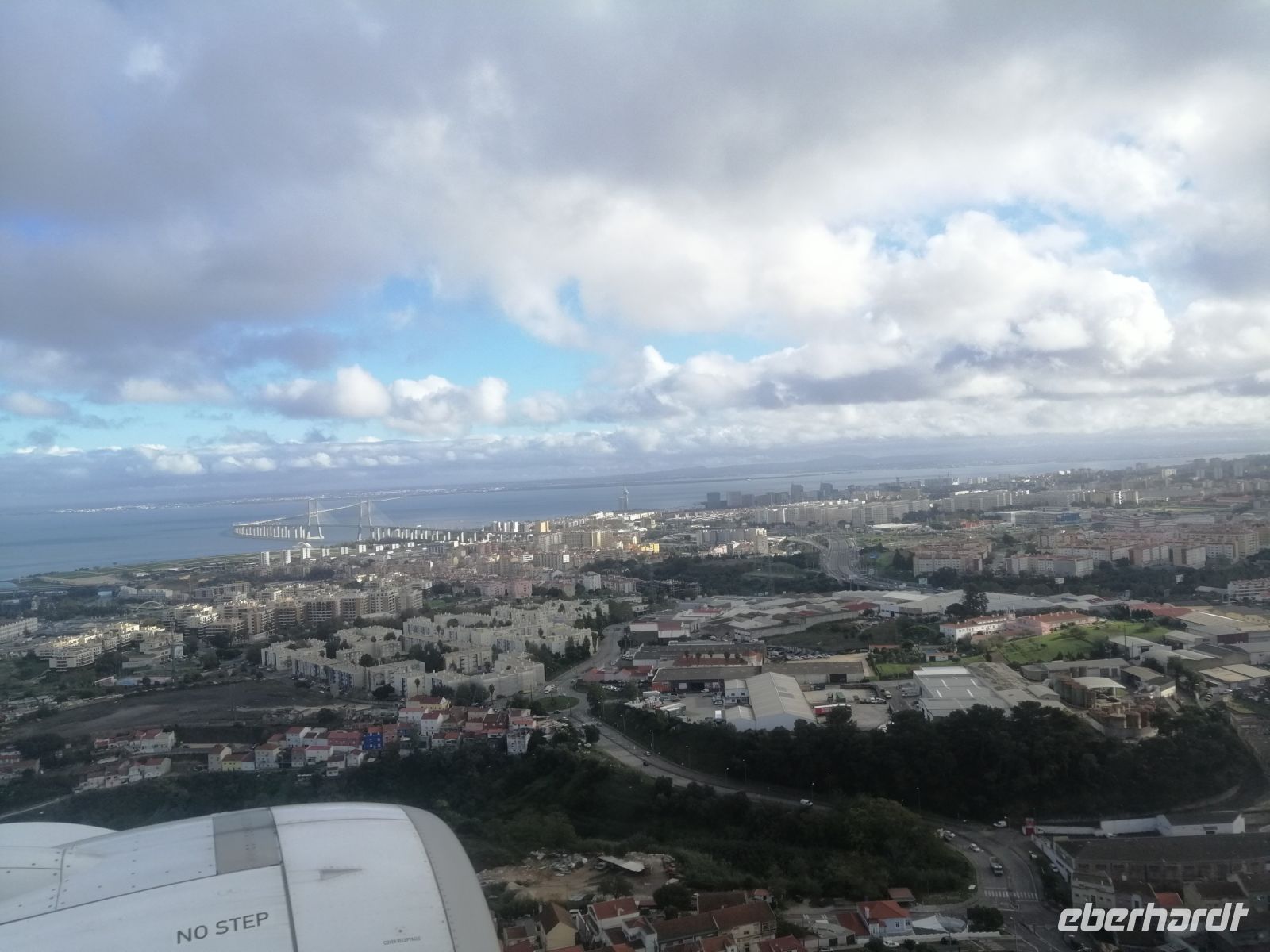 Anflug Lissabon