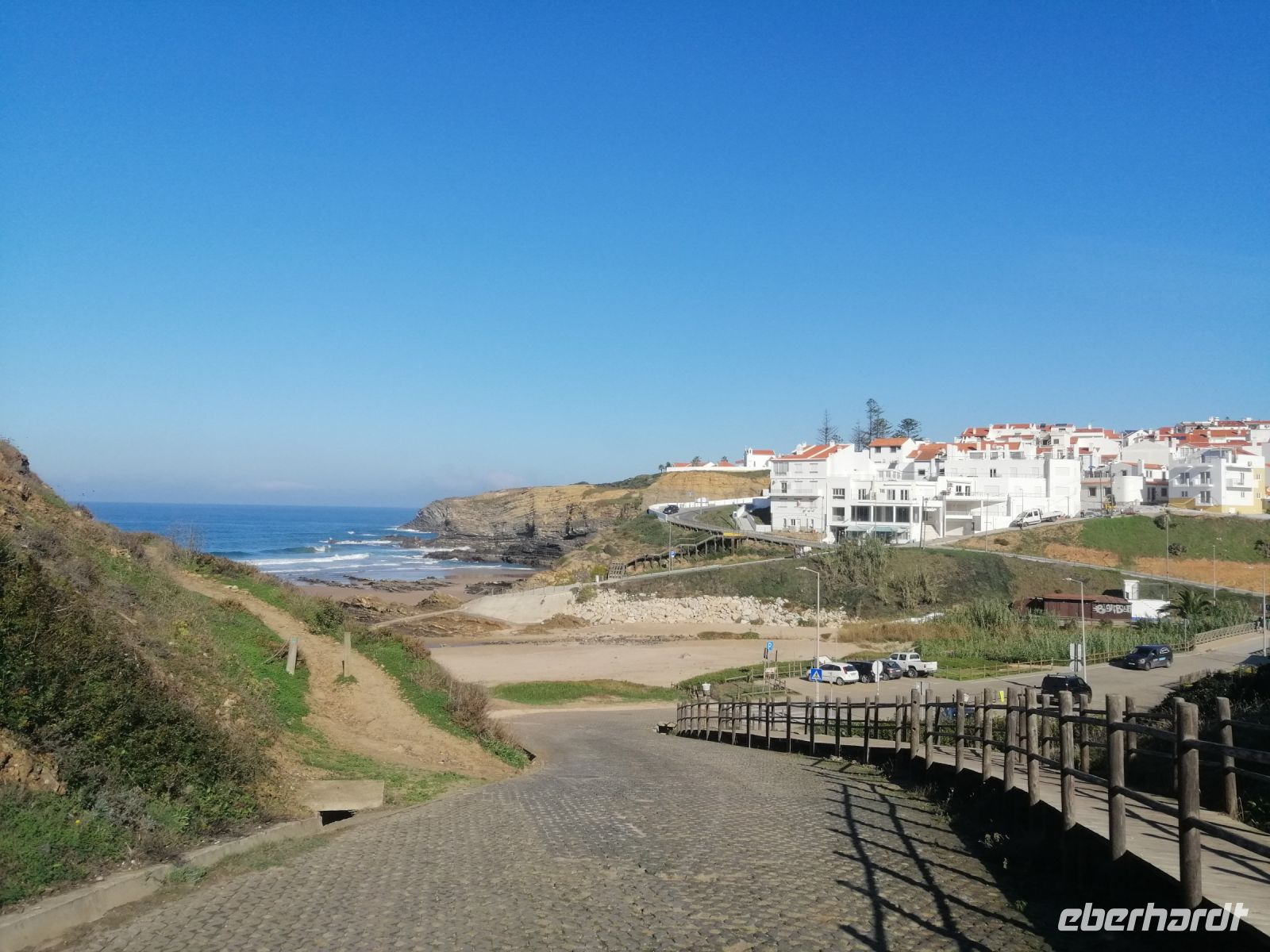 Der Blick auf Zambujeira do Mar 