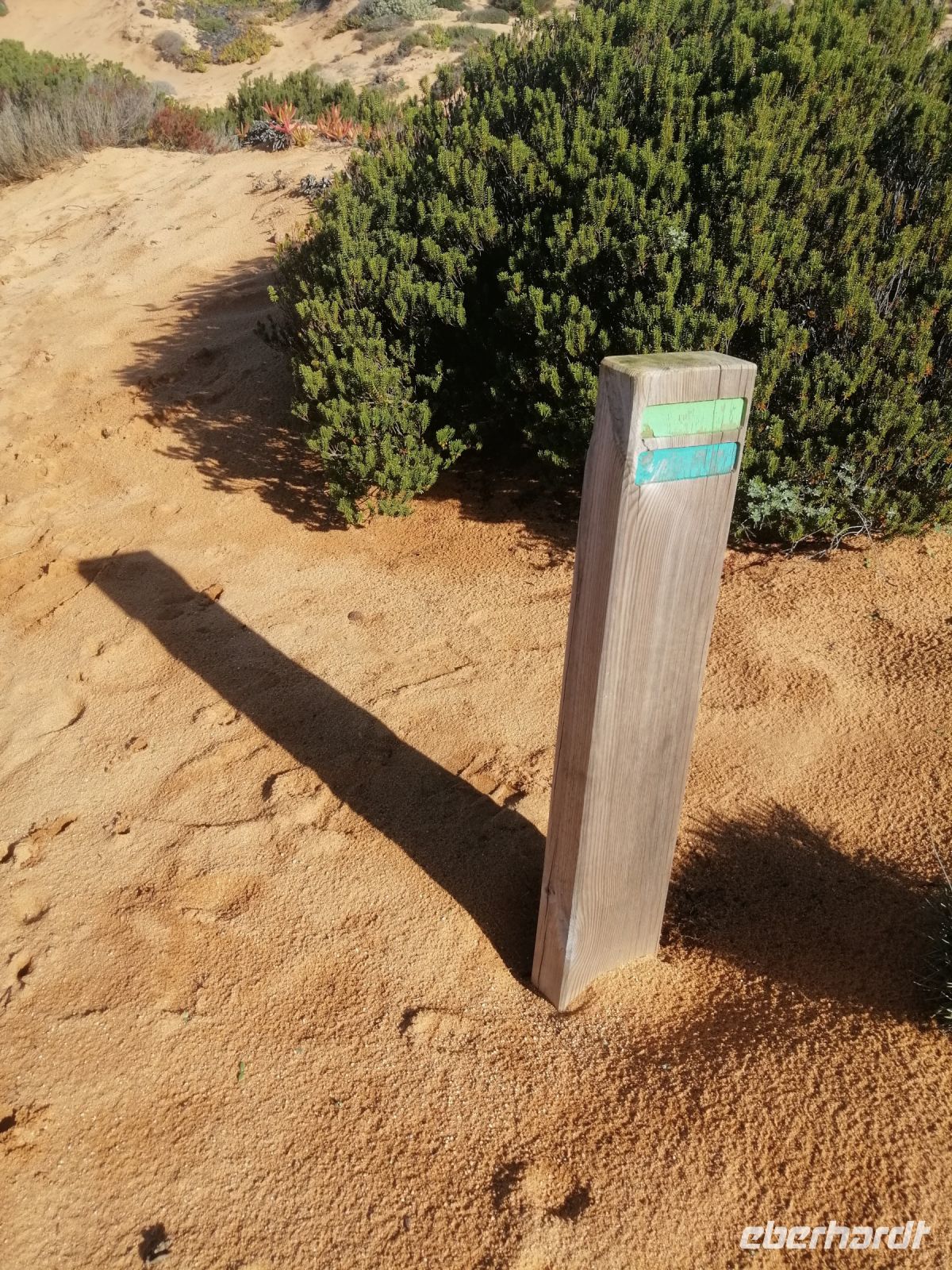 Wanderweg-Markierung: der Fischerweg