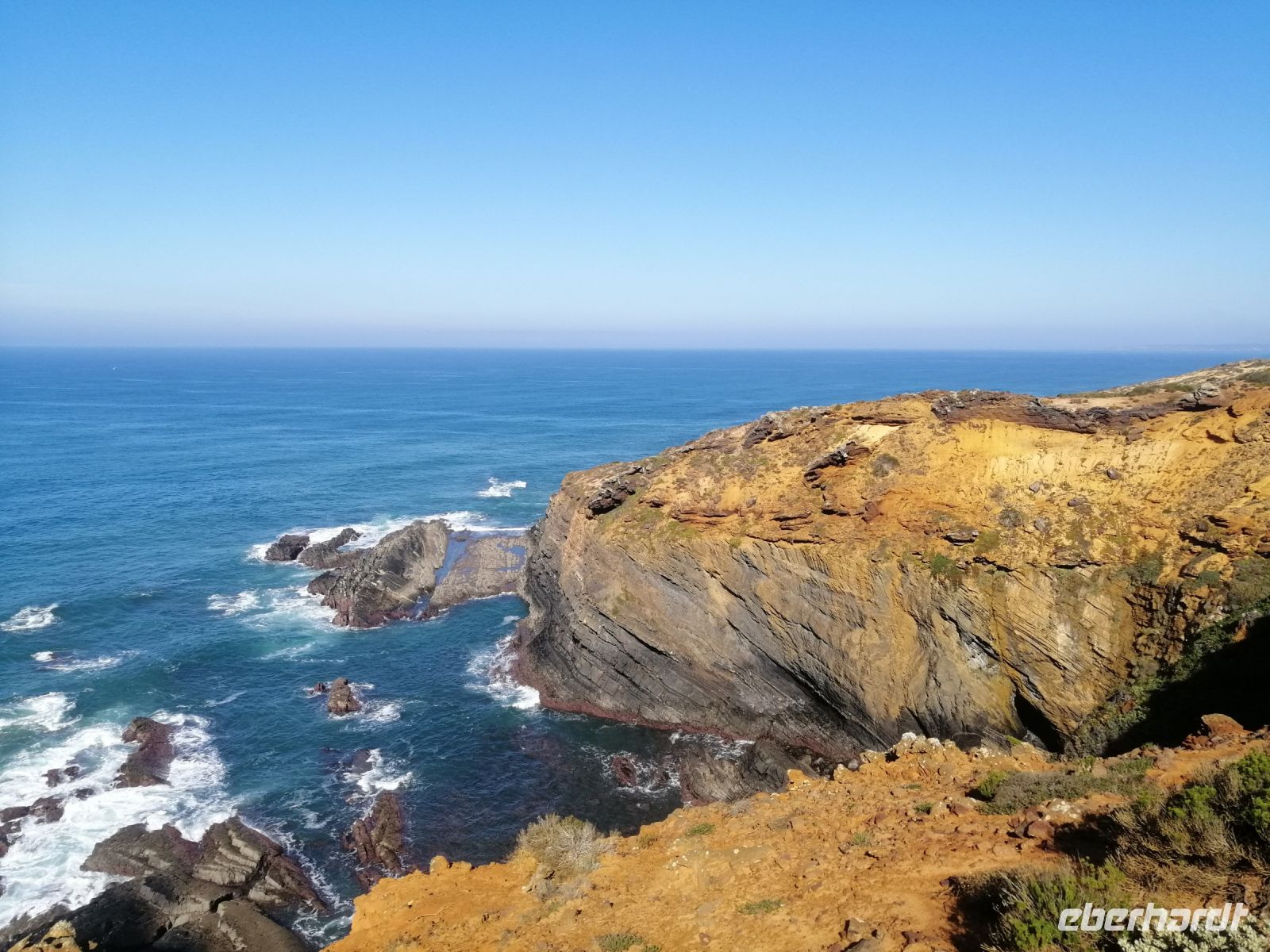 Wanderung von Almograve zum Fischerhafen Entrada da Barca