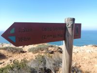 Wanderweg-Markierung: der Fischerweg