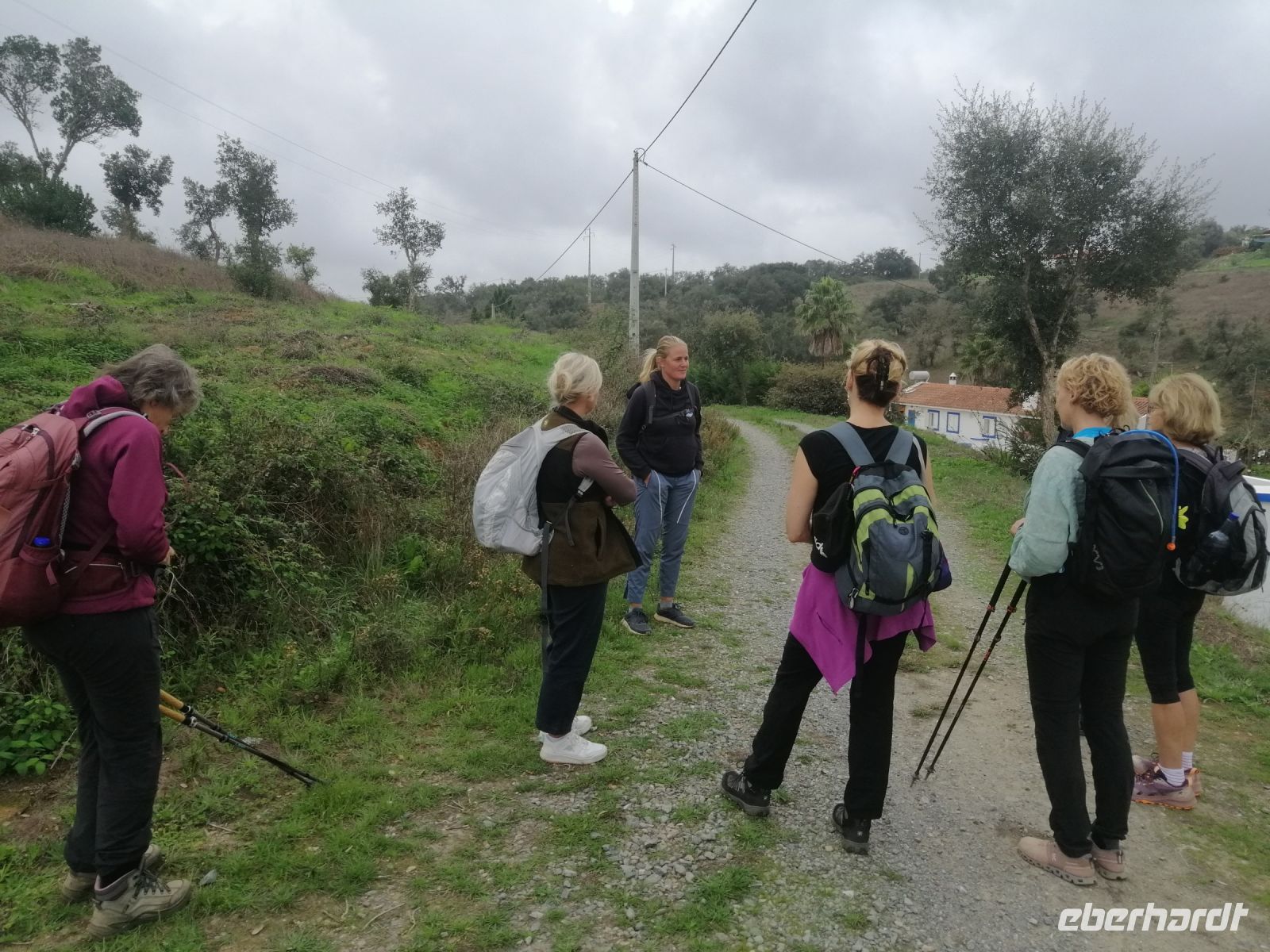 Larissa erklärt die heutige Strecke