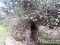 ein alter Wasserstollen auf der Wandestrecke