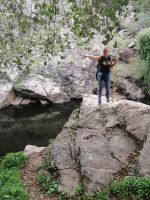 unsere Larissa am wunderschönen  Schildkrötensee