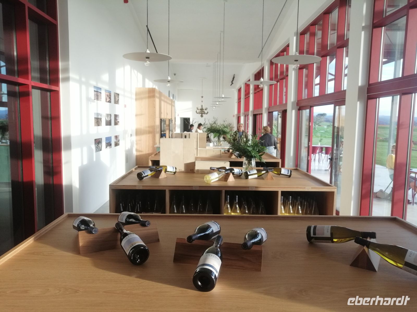 Empfangsbereich Vicentino Weingeschäft