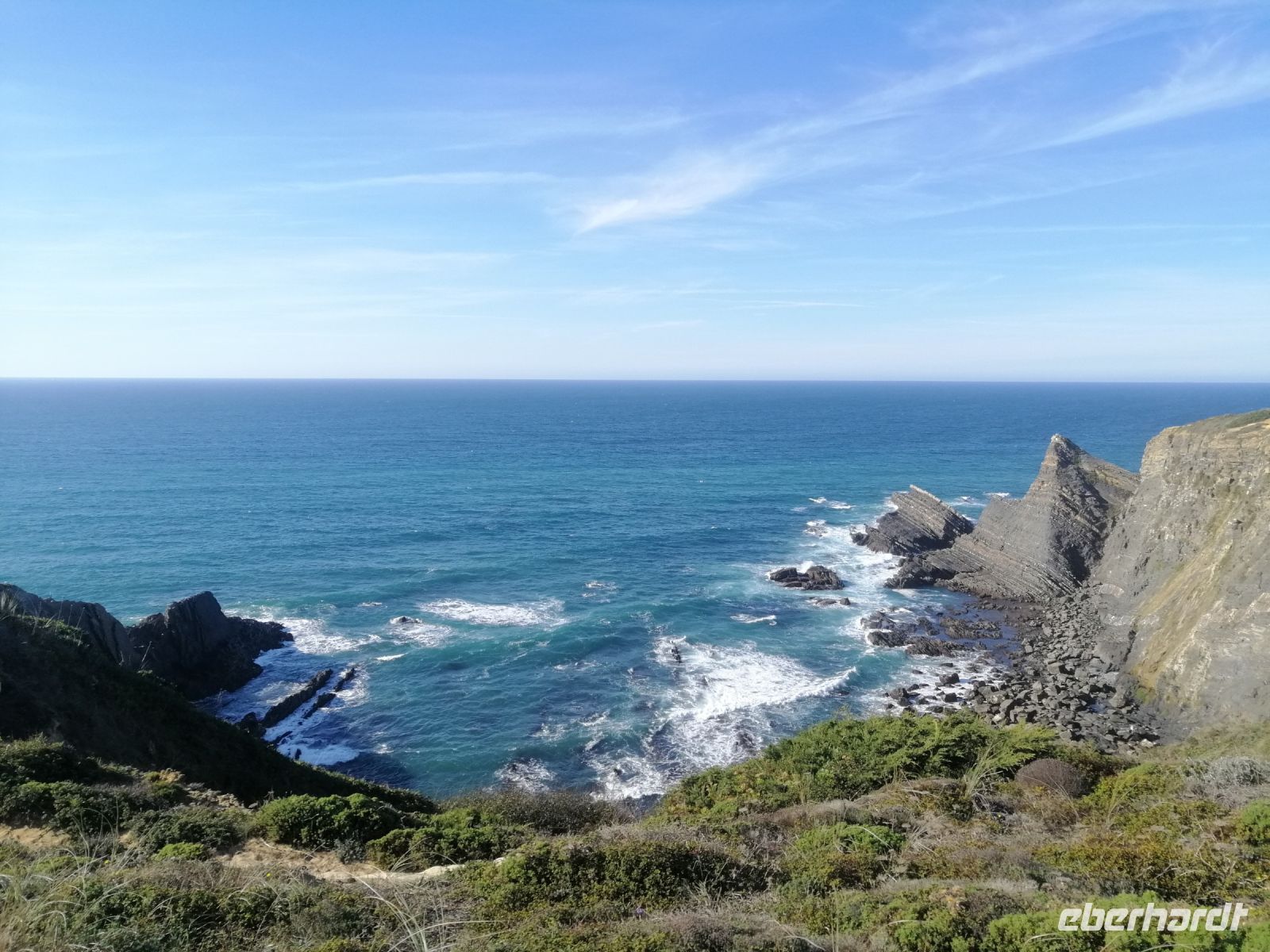 Wanderung auf der Rota Vicentina zu den Bernosas 