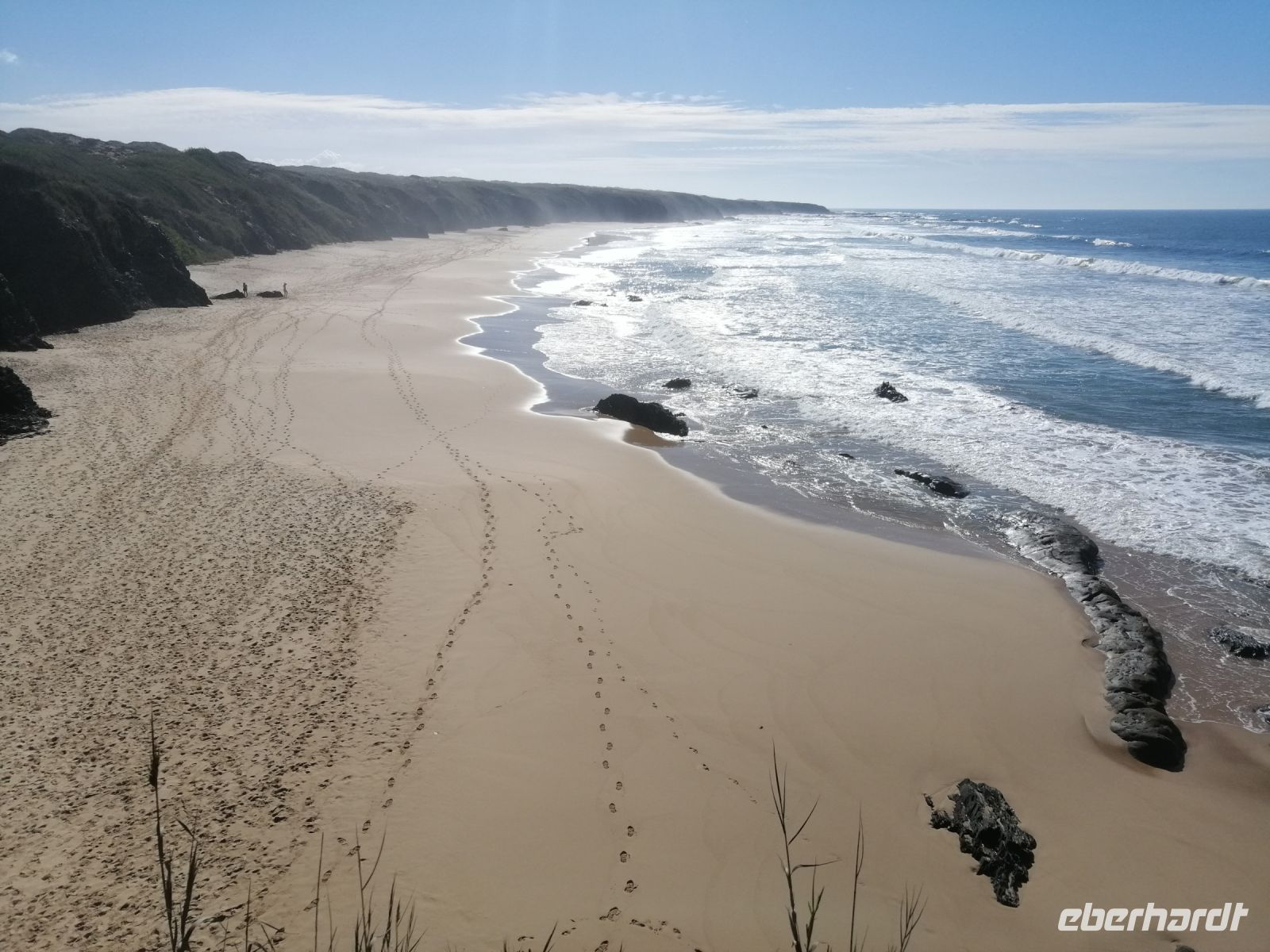 Der große Strand  - Wanderung an der Costa Vicentina von Almograve nach Milfontes