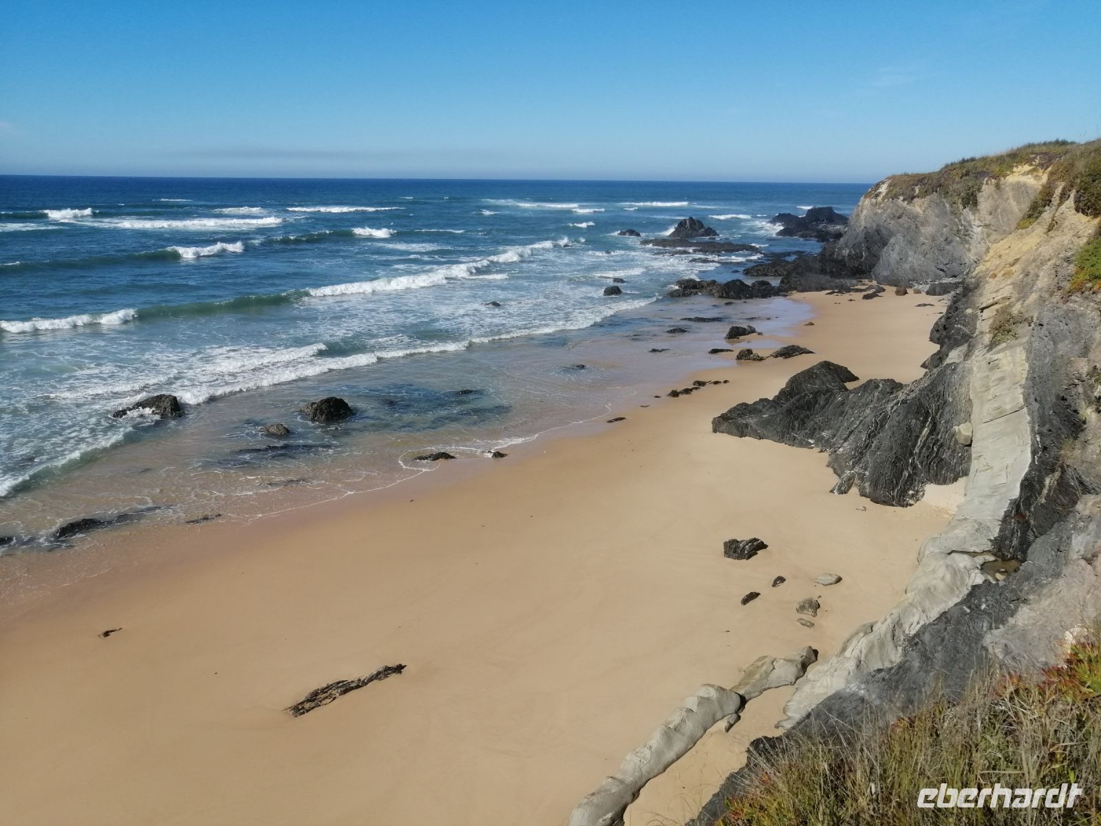 Wanderung an der Costa Vicentina von Almograve nach Milfontes