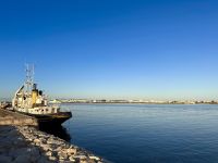 Blick nach Spanien am anderen Ufer 