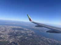 Anflug Lissabon - sonnig
