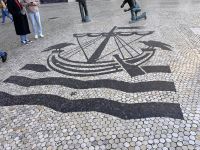 Denkmal für die Handwerker der Mosaike am Praca dos Restauratores