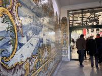 Eingang zur Markthalle Setubal