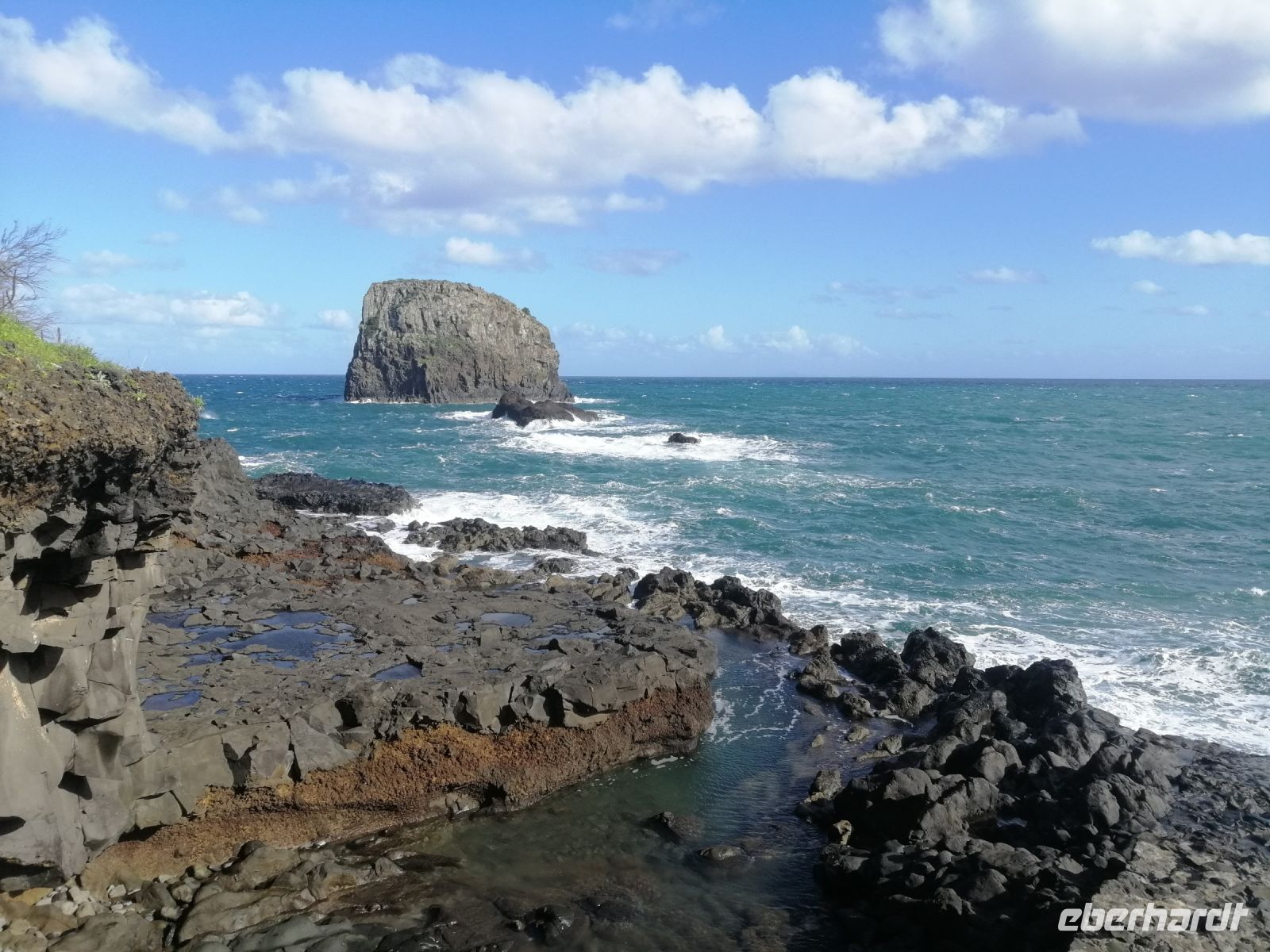 Spaziergang in Porto da Cruz, direkt am Meer beim besten Wetter!
