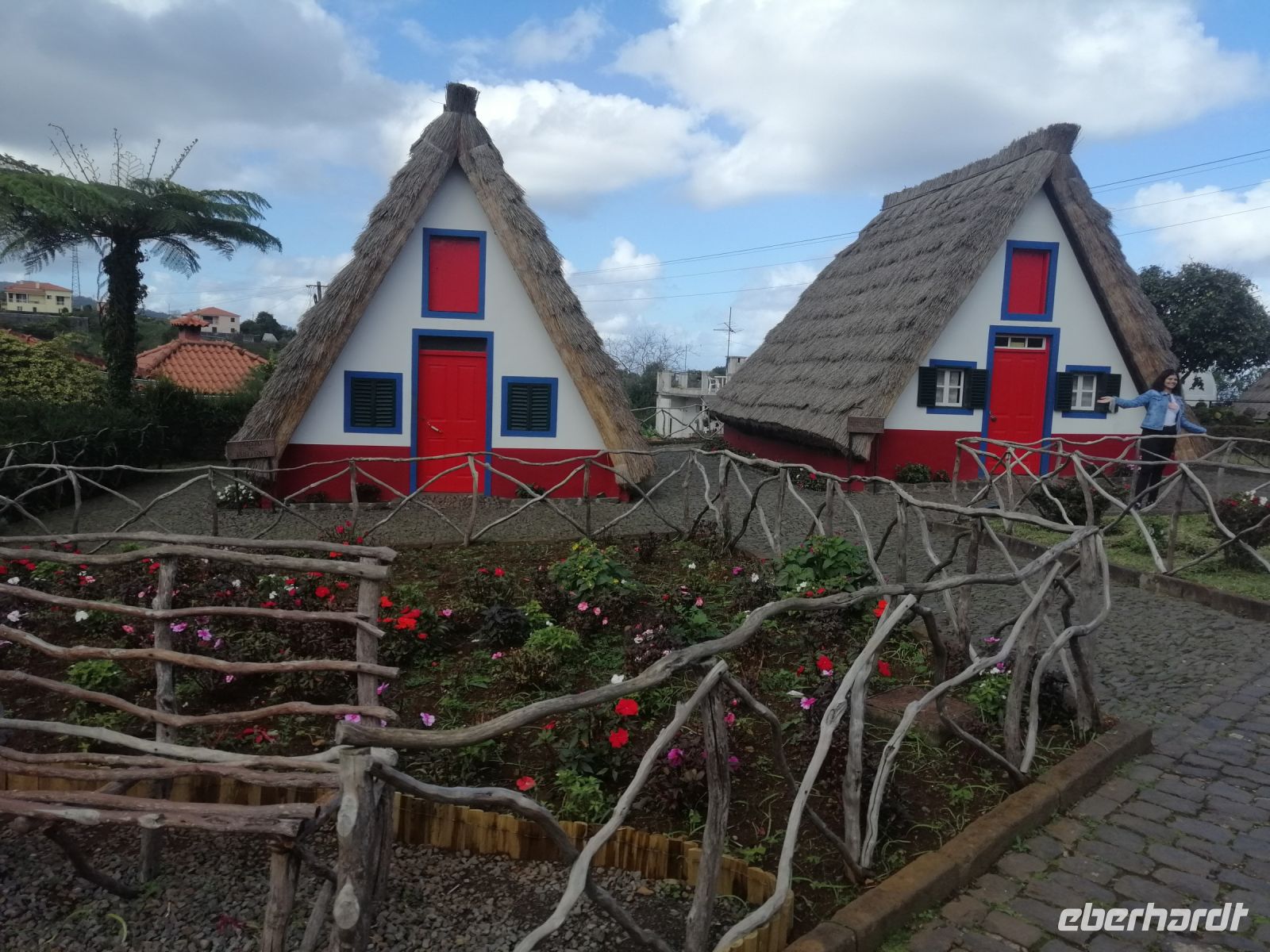 Traditionelle Santana-Häuser