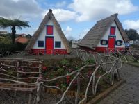 Traditionelle Santana-Häuser