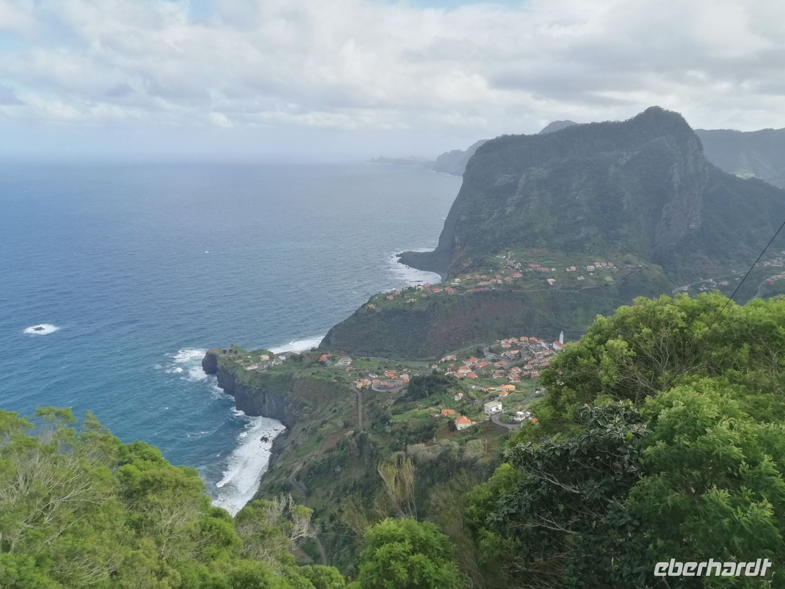 Fotostopp mit Blick auf Faial