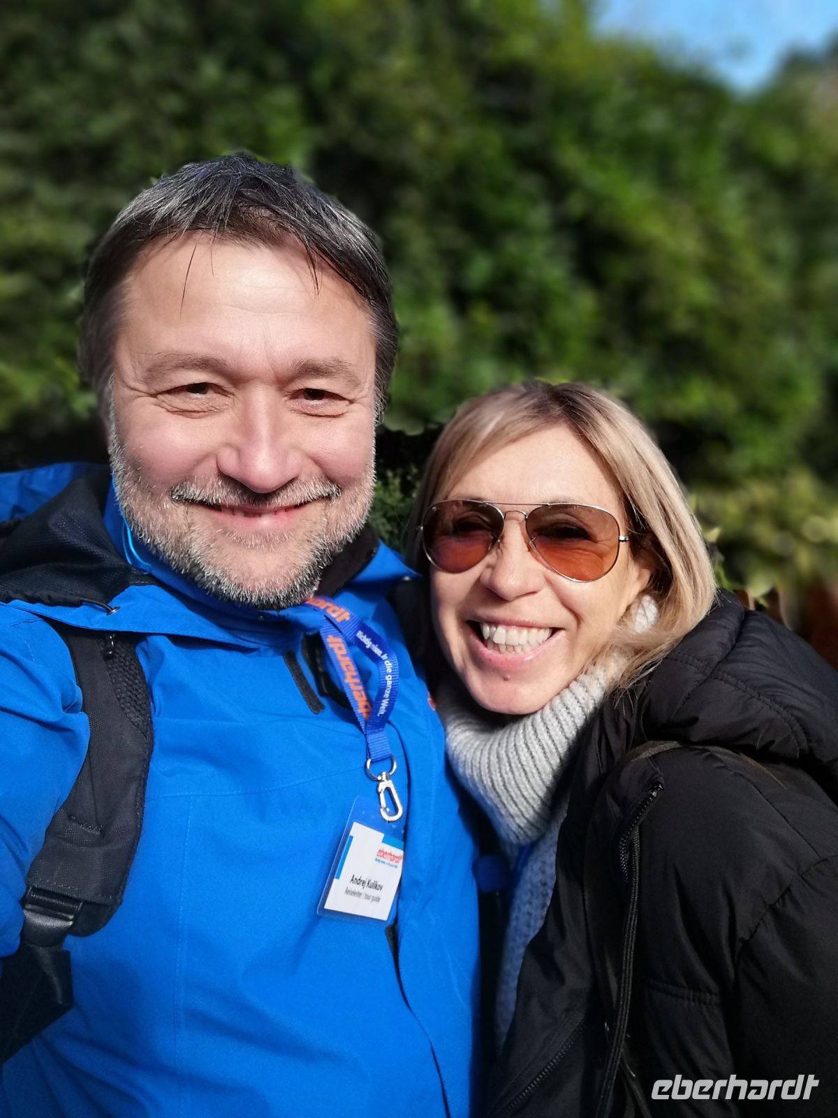 zwei Kollegen: Paula und Andrej