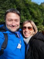 zwei Kollegen: Paula und Andrej