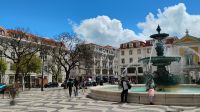 Rossio Platz, Lissabon 