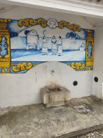 Mosaik und Brunnen in Monchique