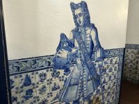 im Café in Lissabon 