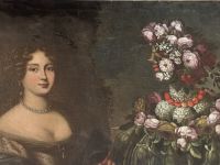 Mateuspalast - Museum - Gemälde mit Blumenmensch