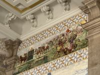 Bahnhof in Porto - farbiges Wandfries