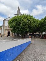 Blau weiß in Óbidos