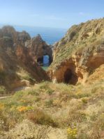 Cabo de Sao Vicente Höhlen