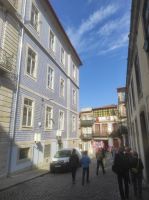 Porto Altstadt Haus mit blauen Fliesen