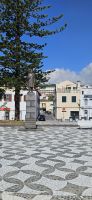 Insel Faial, Blick zum Hotel Horta von der Hafenpromenade